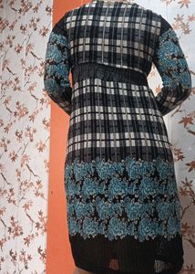 Beautiful Blue Black Dress