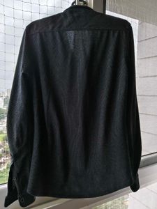 Textured Button-Down Shirt