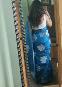 flower design saree