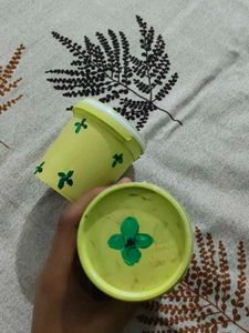 Hand Painted Storage Containers