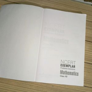 Class 12th Math Ncert Examplar With Solutions