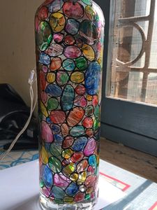 Designer Glass Bottle For Decor