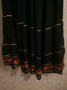 Ethinic Kurti With Flared Skirt