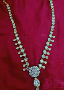 Elegant silver &amp; Gold Necklace