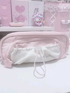 Rosy posy pink pencil case