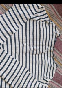 Combo Rainbow Pullover &amp; Striped Full Sleeve Top