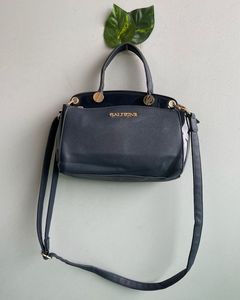 Imported Galitzine Satchel with Strap