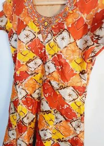 Colorful Frock Gowns Women&#39;s