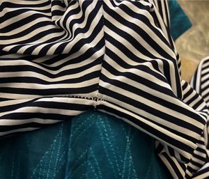 CULOTTES- White N Navy Blue Striped