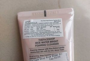 The Face Shop Rice Water Bright Foaming Cleanser