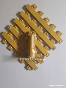 Golden Glimmer Wall Holder