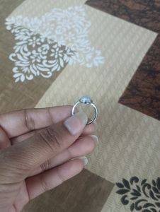 Pearl Stone Silver Ring