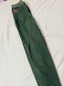 Vintage Green Denim Jeans 💕