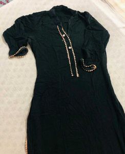 BLACK KURTA SET🖤