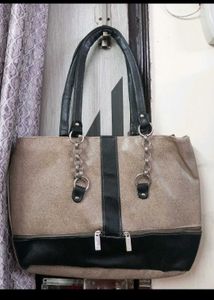New Hand Bag Not Used Vintage Two-Tone Only 199