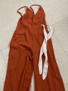 Chic Rust Jumpsuit