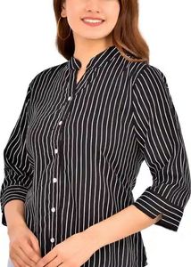 Women Formal & Casual Black Shirt