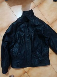 Vintage Black Leather Jacket