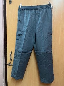 Relaxed Fit Grey Joggers For Men
