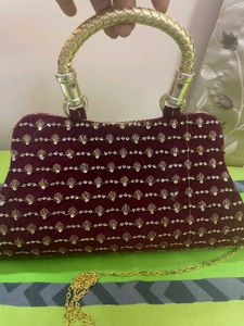 Embroidered Evening Bag