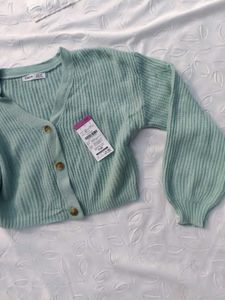 Shein oversized cropped cardigan