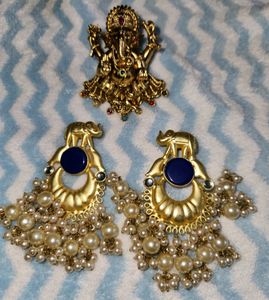 Earring And Ring Combo