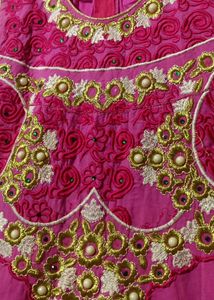 Beautiful Pink Flared Kurti