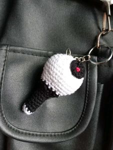💜 BTS ARMY Bomb Crochet Keychain