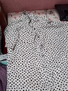 Dotted Print Top