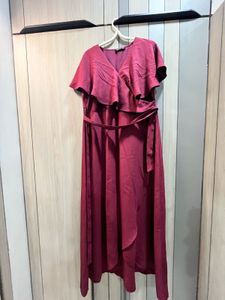Elegant Ruffled Maxi Dress