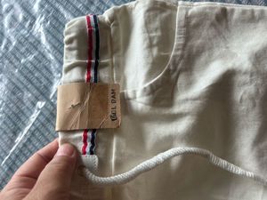 White Strechable Shorts For Girls