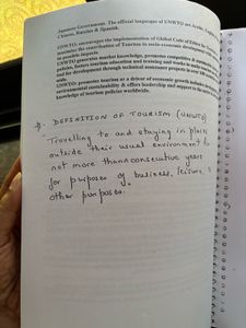 Sustainable &amp; Environmental Tourism Notes