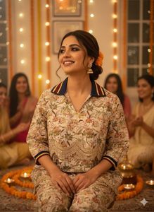 🌿 Ivy Botanical Linen Co-Ord ✨🎓💫