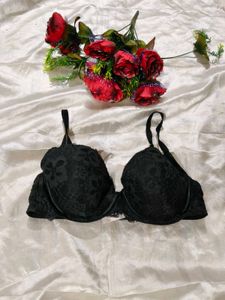 Black Lace Bra