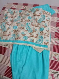 Kurta Set With Salwar And Duppatta Like New