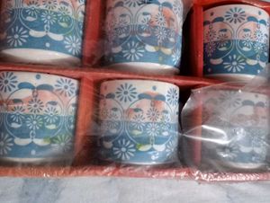 Set Of 6 Designer Cups