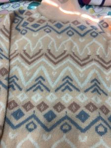 Patterned Knit Sweater