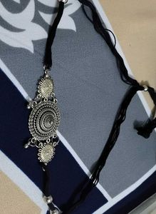 Silver Boho Choker