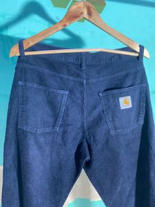 Carhartt Corduroy Navy Blue Pants