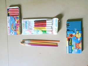 2 Crayons And Skechers And Painting Brush Offer