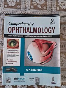 Comprehensive Ophthalmology 9th Ed