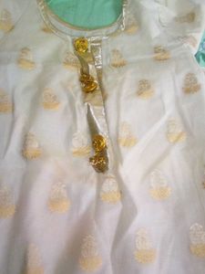 Pure Chanderi Kurta,Inner,Dupatta Set