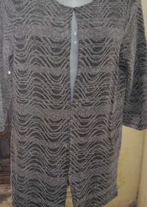 Sparkly Silver Cardigan