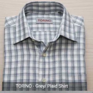 Stylish men&#39;s checked shirt