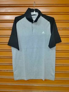 Adidas Grey Polo TShirt