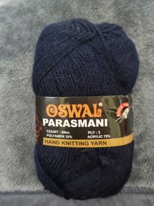 Oswal Kniiting Yarn Navy Blue