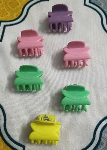 6 Mini Claw Clips