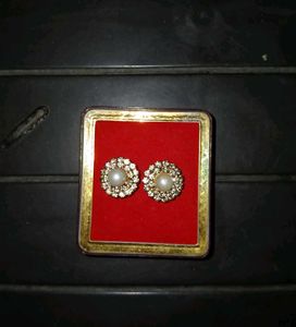 Pearl Stud Earrings