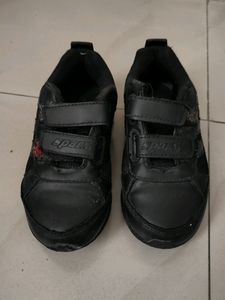 School Black Shoes Kids Number 10 Sparx