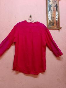 30rs Off🚚 Unused Hot Pink Shirt/Top(Women&#39;s